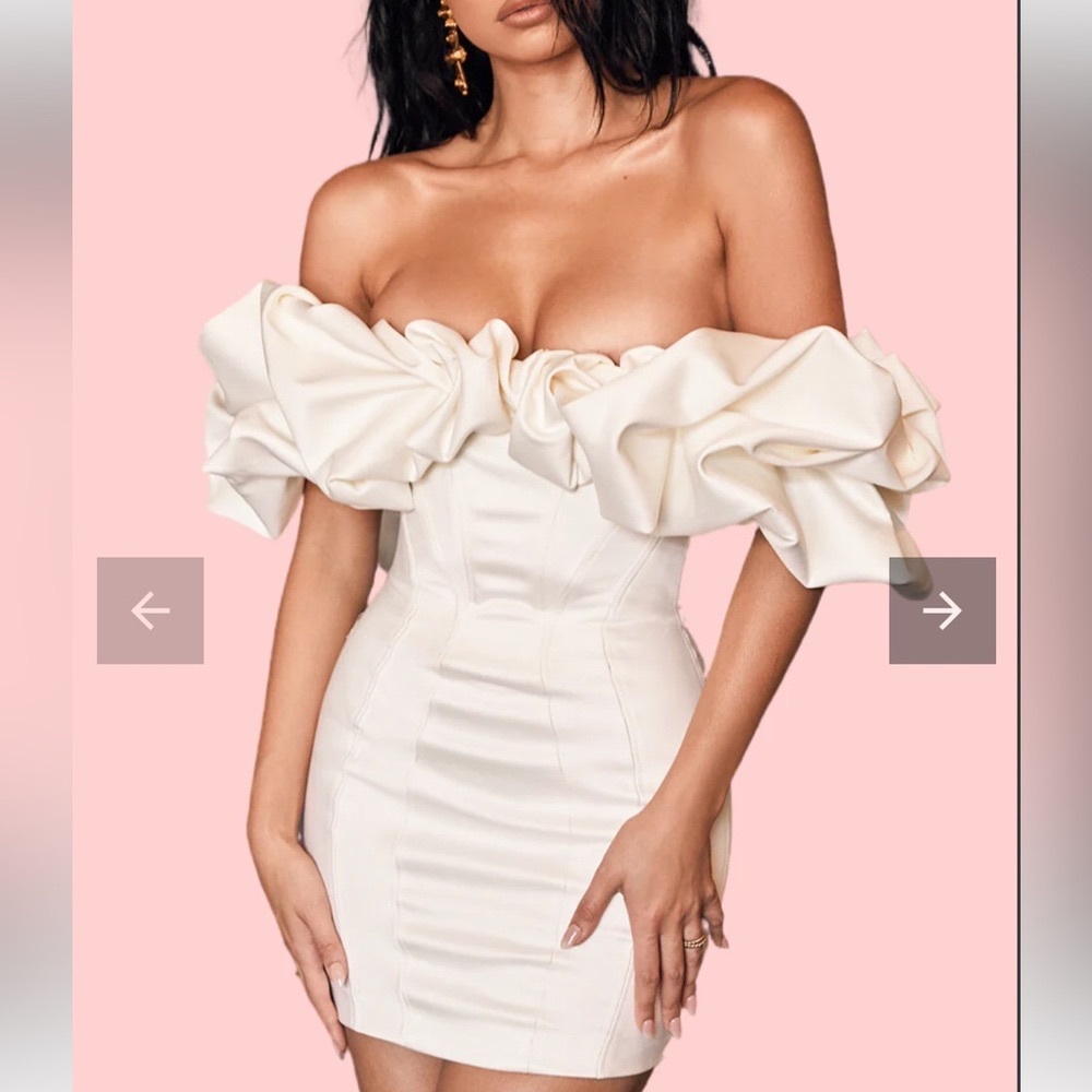 House of CB white dress